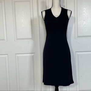 Mossimo Sleeveless V-Neck Black Midi Dress, 6